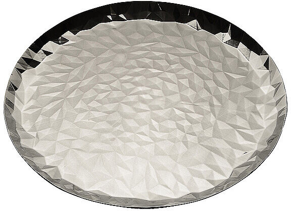 Alessi Tablett JOY N. 3 Rund Edelstahl 40cm silber EG