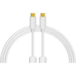 DJTechTools Chroma Cables USB-C to C White (1 m), USB Kabel