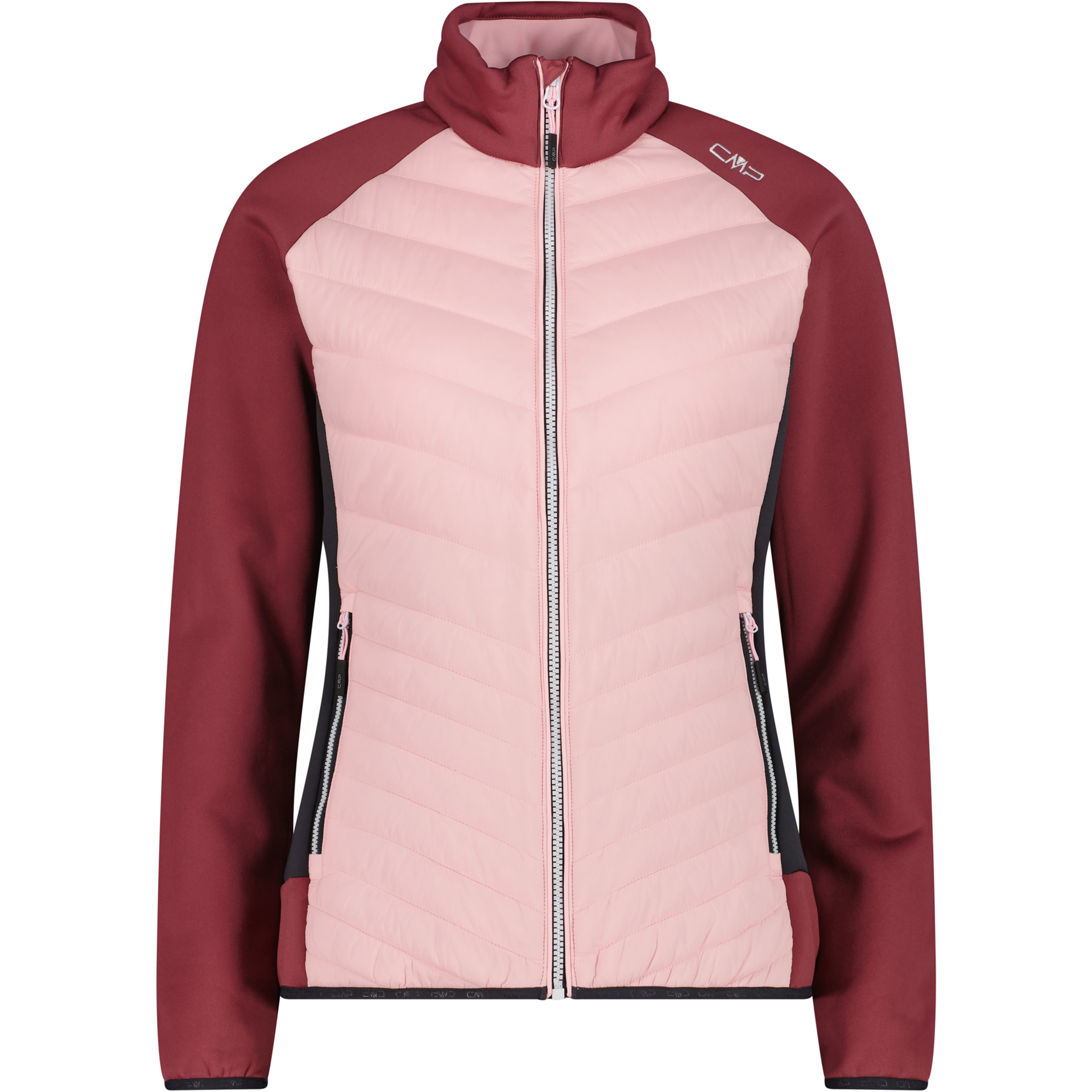 CMP Hybrid Damen Isolationsjacke rosa Größe XS Trekking Elastisch