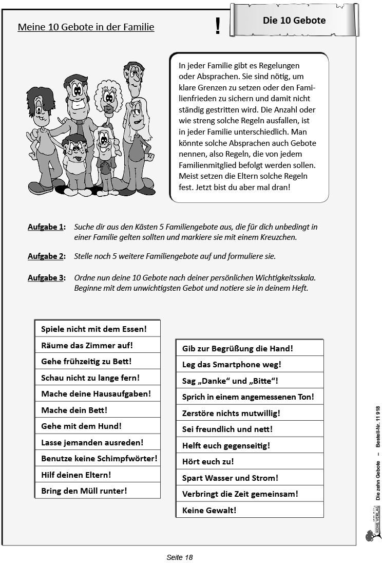KOHL Verlag Die zehn Gebote