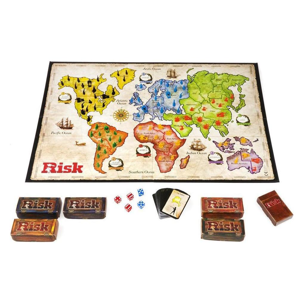Hasbro Gaming Risk (Dänisch, 2 - 4 Spieler) (B7404)