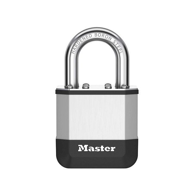 Master Lock Elite Hangslot 45mm met korte beugel - Zilver