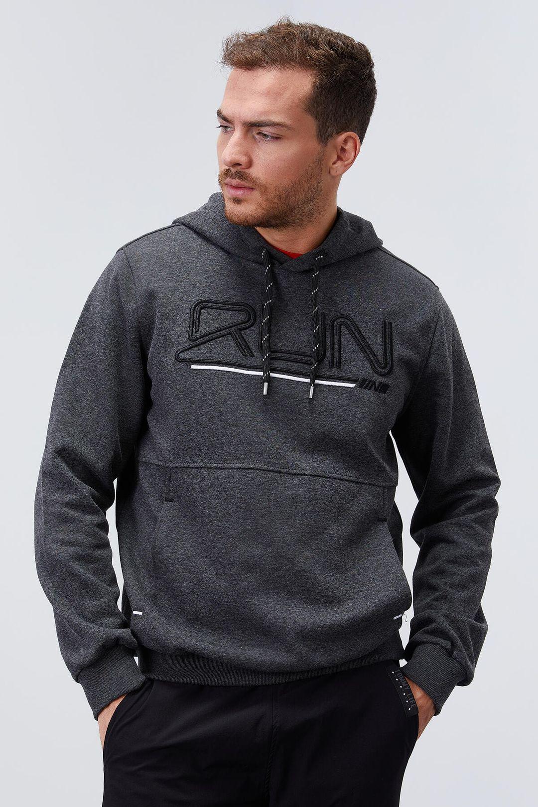 Herren Hoodie mit Logo-Druck