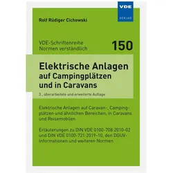 Elektrische Anlagen auf Campingplätzen und in Caravans, Fachbücher von Rolf Rüdiger Cichowski