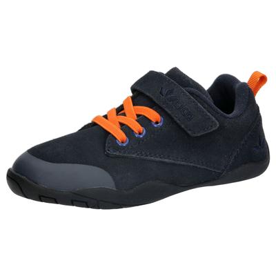 Barfußschuh LICO "Barfußschuh Praslin", Kinder, Gr. 34, Textil, blau, Veloursleder, Schuhe Barfußschuh