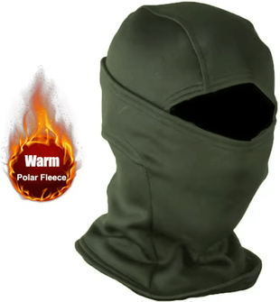 Inspire Essentials ArcticShield Winter Fleece Camouflage Balaclava Full Face Mask military Green