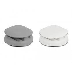 Delock Kabel-Halteclips Thermoplast Grau, Weiß 1 Set 18338