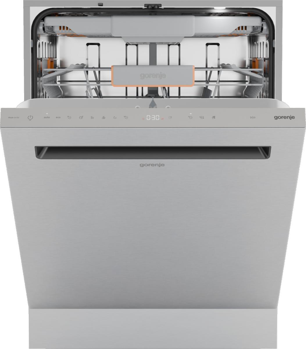 Gorenje G600 Unterbau - Geschirrspüler, 60 cm, Unterbau, Standardgröße (60 cm), Touchsteuerung, Schublade, Edelstahl, 16 Maßgedecke