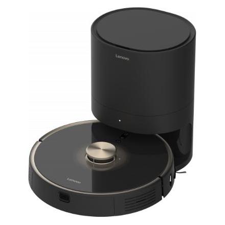 Lenovo Staubsauger - Roboter T1S Pro mit Selbstreinigungsstation, Schwarz (Wischtuch) (LENOVOZ1SPROBLACK)
