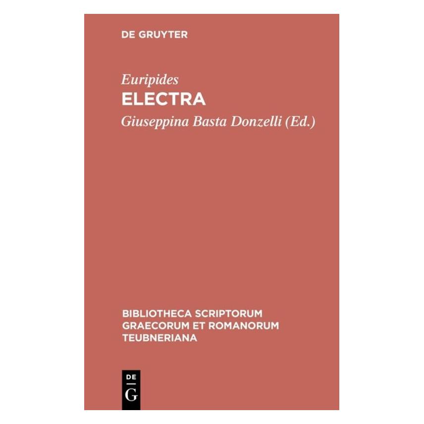 De Gruyter Electra (Griechisch, Hardcover, Euripides) (61111851)