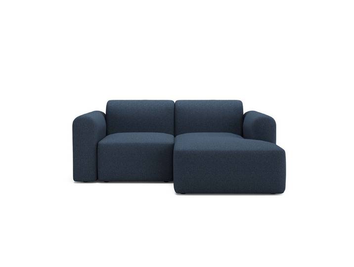 Tenksom Ecksofa Rund, kompakte Relax-Ecke, für kleine Räume, hoher Sitzkomfort, Bezüge wechselbar, Kaltschaum im Sitz, Nordic Swan Ecolabel