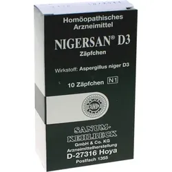 NIGERSAN D 3 Zäpfchen 10 St