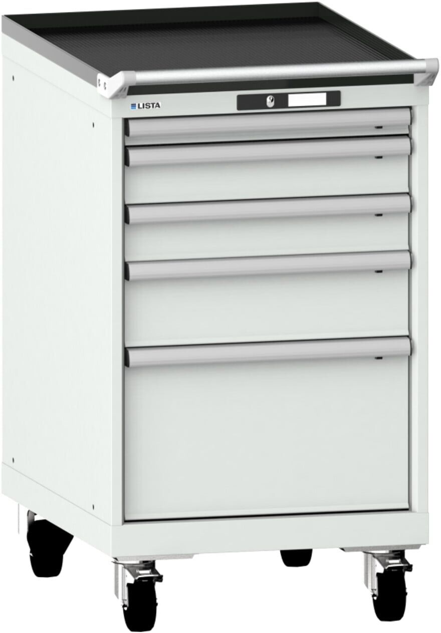 Lista Schubladenschrank mobil 27x36E (BxTxH) 564x725x990mm KEY Lock R7035 (14.374.020)