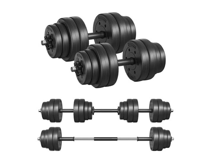 SONGMICS Halterset, Verstelbare Kunststof, 30 kg, 1 paar