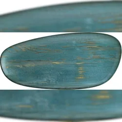 12 x Bonna Madera Mint Vago Platte oval 36cm