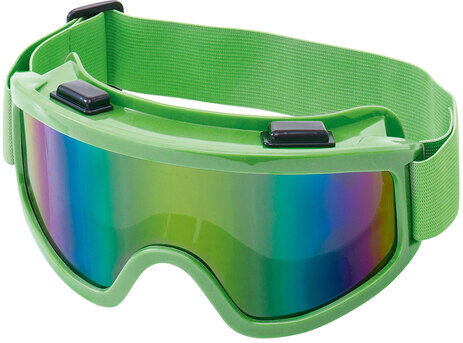 Ski-Brille, neongrün