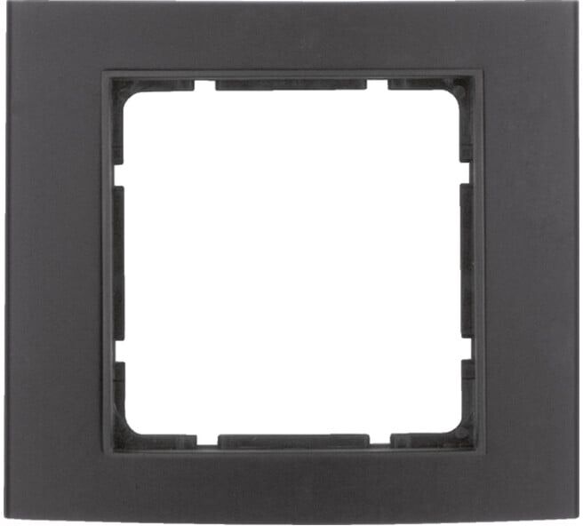 Berker Cadre 1f. alu/noir/anthracite 10113005 (10113005)
