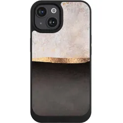Nivocase Handyhülle für Apple iPhone 15 Hülle NIVOpure Case Schwarz Abstrakt Black & White Trends (Apple iPhone 15), Smartphone Hülle, Schwarz