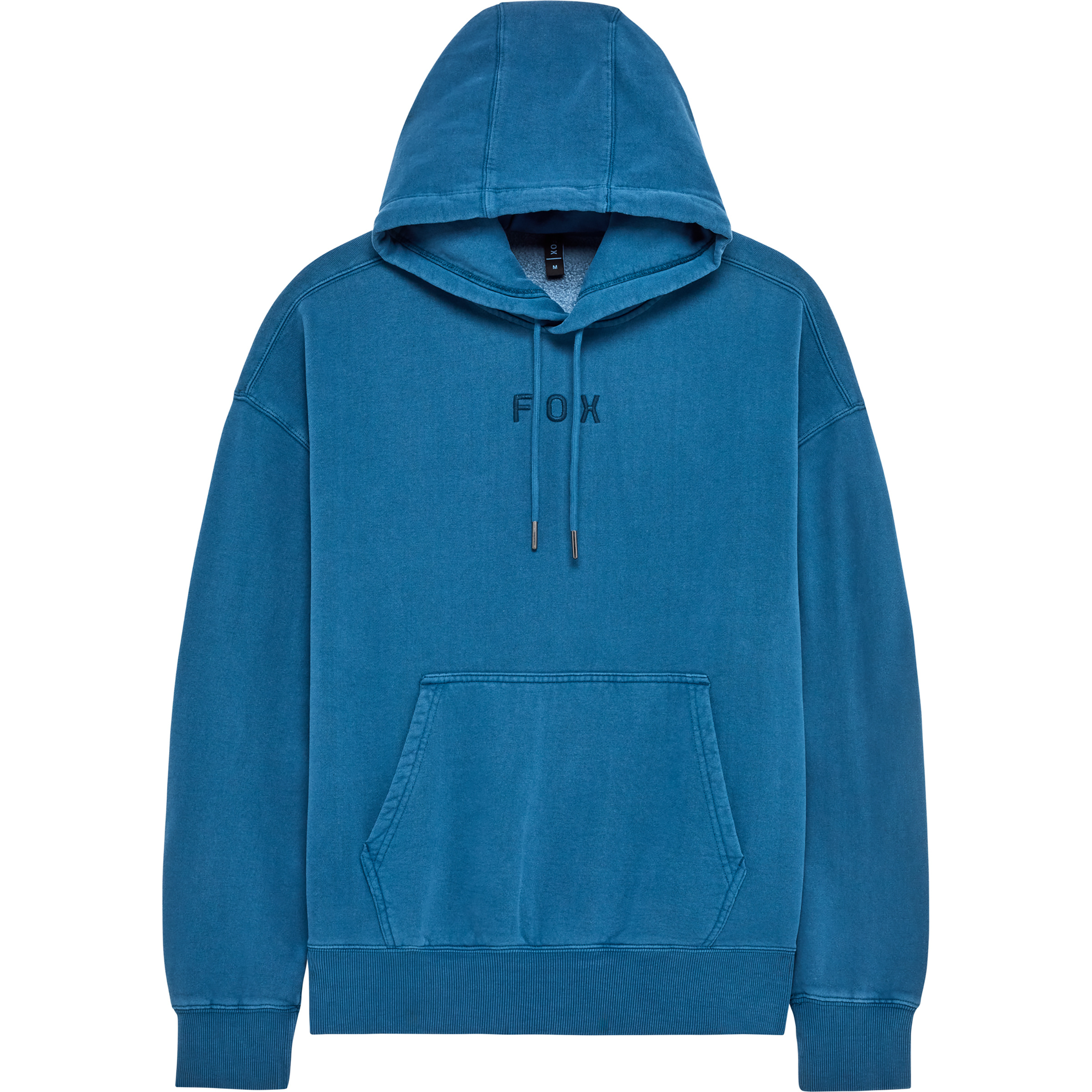 Fox Wordmark Oversized Fleece Herren Hoodies blau Größe S Lifestyle Hautfreundlich