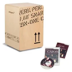 Schlagwerk CP403 Cajon mit DVD (Cajon), Perkussion, Braun