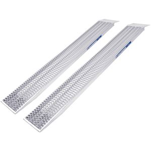 Mauderer Auffahrrampe SuperGrip SG20/10, 2 Stück, 200cm Länge, aus Aluminium, 1200kg Tragkraft
