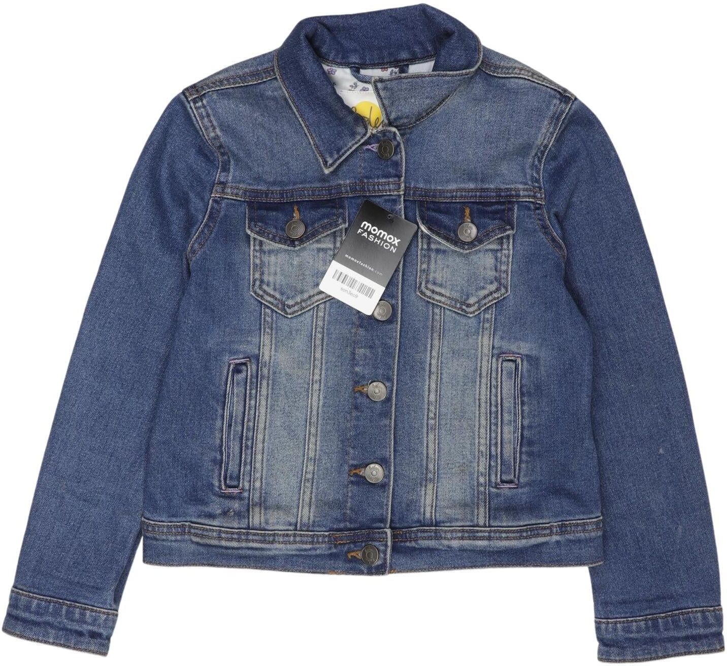 Boden Mädchen Jacke oder Mantel, Blau, Gr. EU 140, Baumwolle / Elasthan - Second Hand