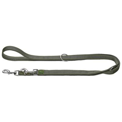 Hunter - Verstellbare Führleine Maldon 3.0 - Hundeleine Gr Width: 1,5 cm, Length 200 cm grau