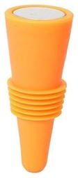 DynamicDeals FreshSeal Silicone Wine Bottle Stopper Leak Proof Champagne & Beverage Saver Cap orange