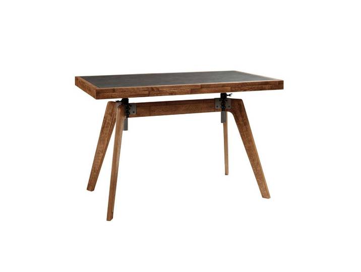 Schreibtisch B 70cm H 72-88cm Accessoires, Akazie
