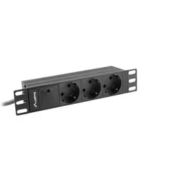 Lanberg PDU-03F-0200-IEC-BK Stromverteilereinheit (PDU) 1U