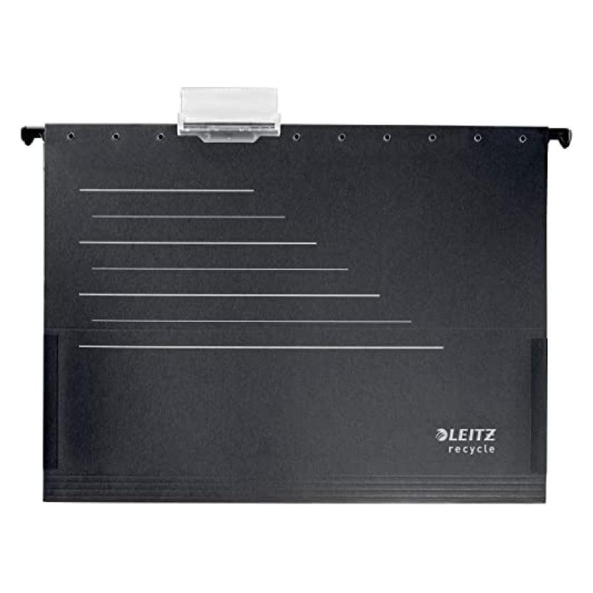 Leitz Hängetaschen ALPHA recycle 1922 schwarz (A4, 10x) (19220095)