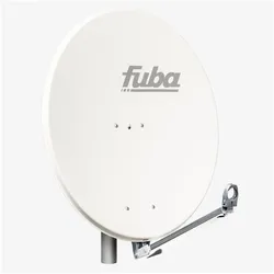 Fuba DAL 800 W - 10,75 - 12,75 GHz - 36.8 - 38.5 - 27 dB - 0 - 90° - 25° - 2,2° (Parabolantenne, 38 dB, DVB-S / -S2), SAT Spiegel + SAT Antennen, Weiss