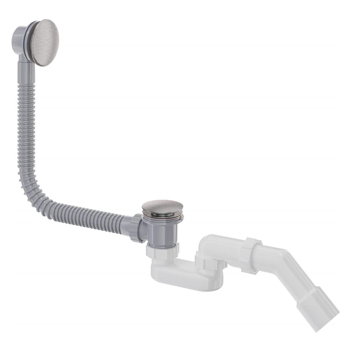Deante Klick-Klack-Siphon für die Badewanne (Ablaufgarnitur, Überlaufgarnitur) (NHC_F57B)