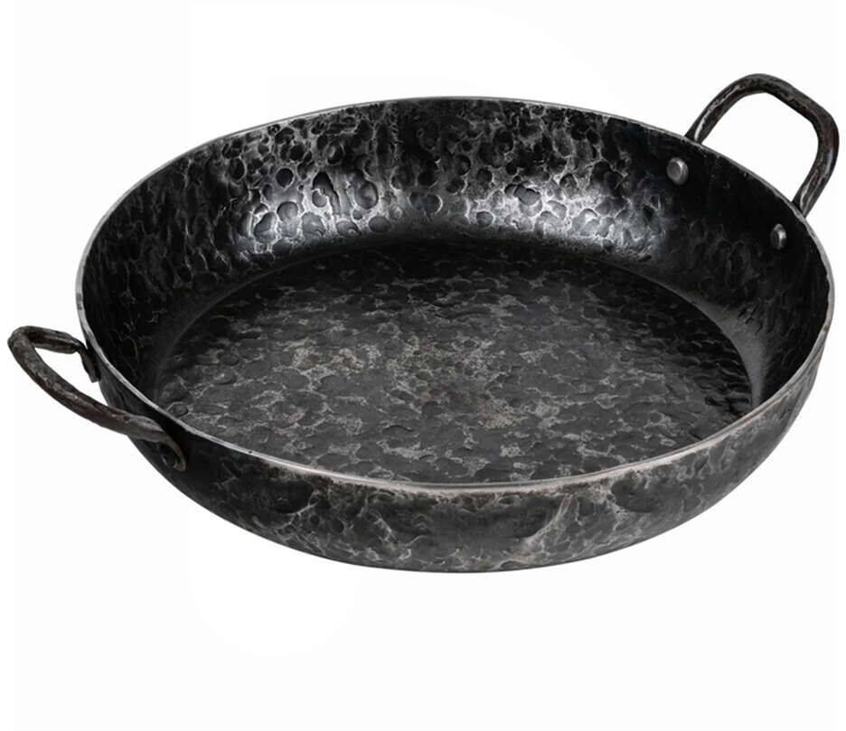 Forged Padella  Ø28 con doppio manico – Acciaio al carbonio