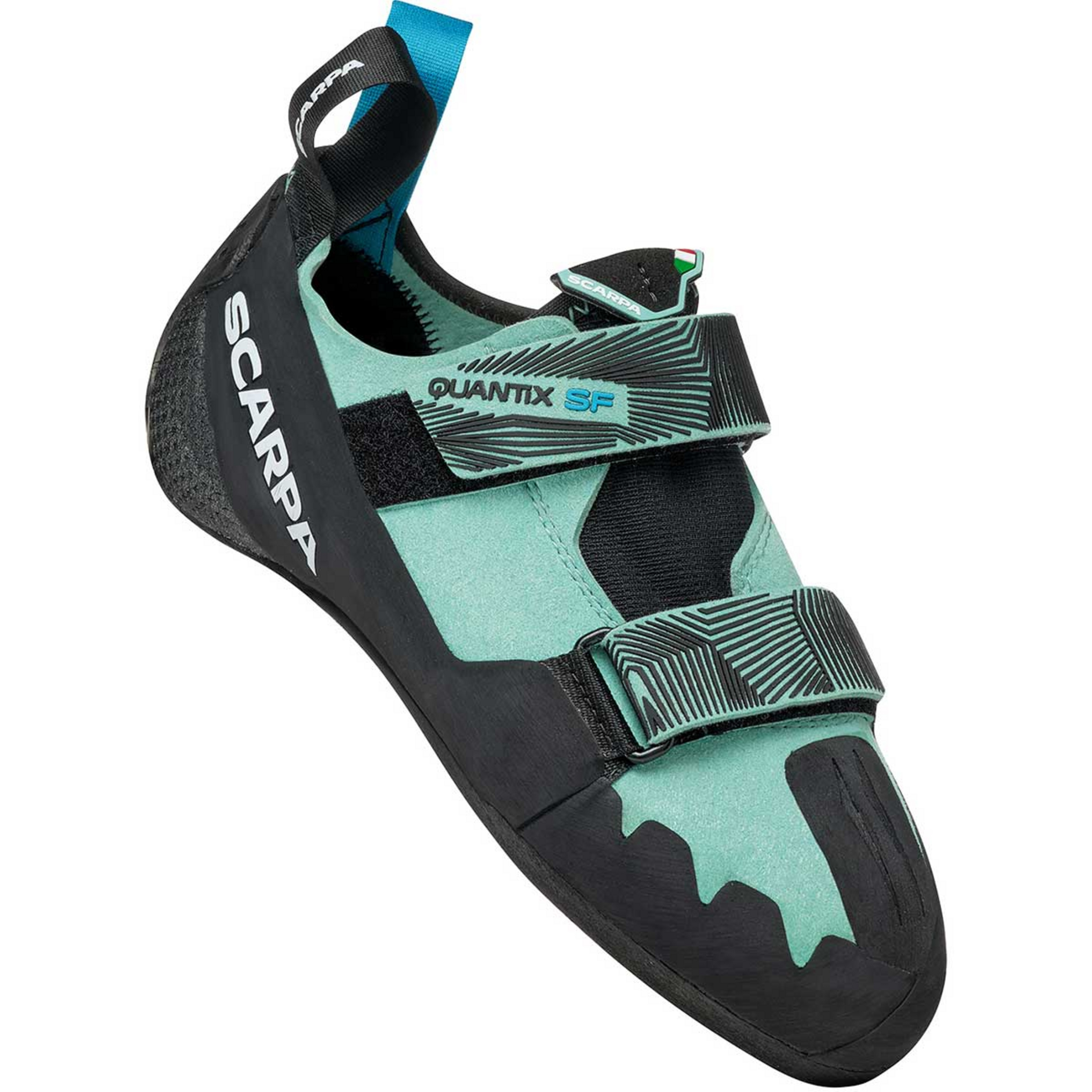 Scarpa Quantix SF Kletterschuhe Damen Kletterschuhe blau Größe 38.5 Bouldern | Sportklettern