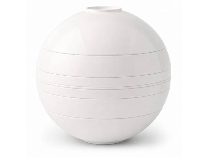 Villeroy & Boch – La Boule Dinner-Set Weiß, Spülmaschinenfest, Mikrowellensicher, Geschirr, Teller, Porzellan, Schale, Deko, Premium Porzellan
