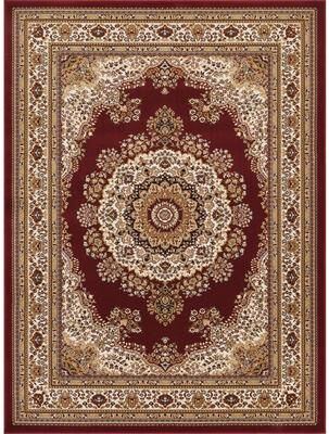 Kodotan sofa Red 7 ft. 10 in. x 10 ft. 6 in. Luxury Area Rug, 0.43 Pile Height – Sophisticated Warmth for Any Room