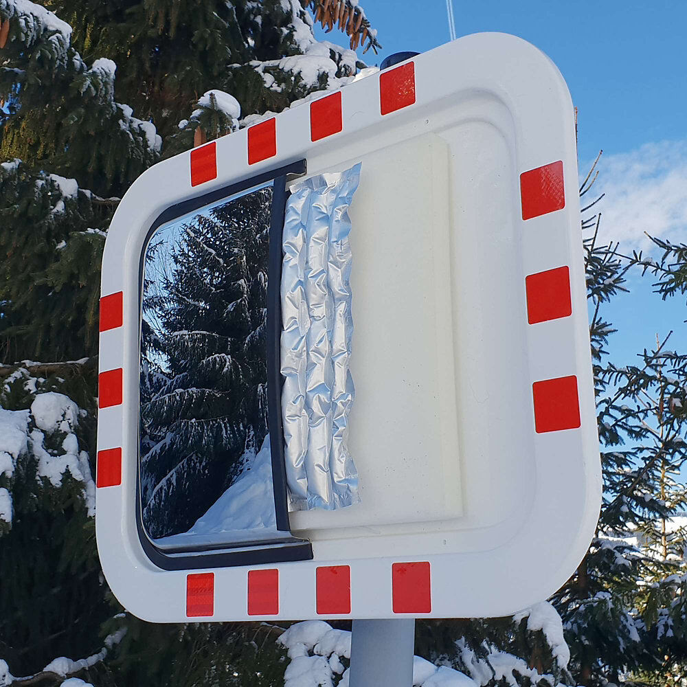 Verkehrsspiegel ICE FREE, HxB 450 x 600 mm, eisfrei Moravia