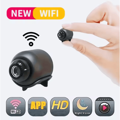 Mini Wireless Smart Security Camera Night Vision Motion Detection CCTV With Remote App Monitoring Mini Wireless Smart Security Camera Night Vision Motion Detection CCTV With Remote App Monitoring