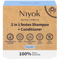 Niyok 2in1 festes Shampoo & Conditioner Sensitiv