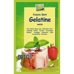 Blatt Gelatine weiß 10g