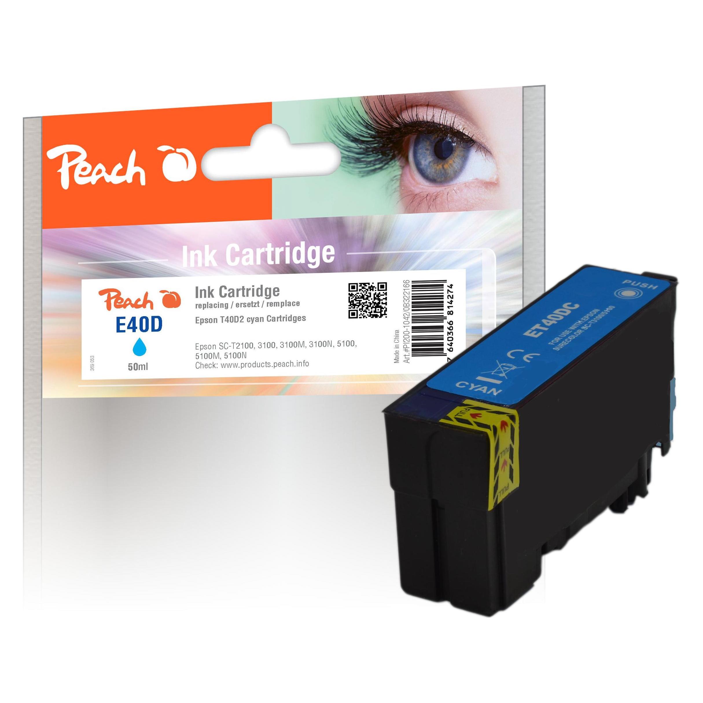 Peach Spar Pack XL Tintenpatronen kompatibel zu Epson T04B1, T04B2, T04B3, T04B4 (54753311)