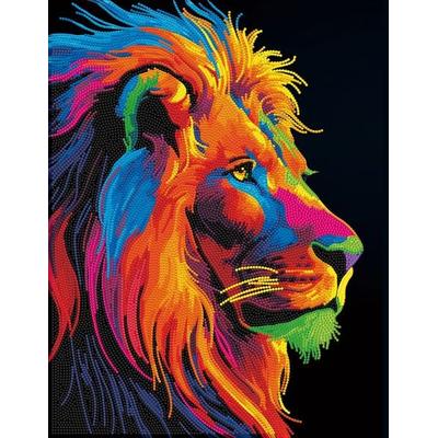 DIAMOND DOTZ - Diamond Painting Neon Löwe