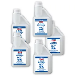 5x 2-Takt-Motoroil LIQUI MOLY 1051 Motoröl Motorenöl Öl selbstmischend 250ml