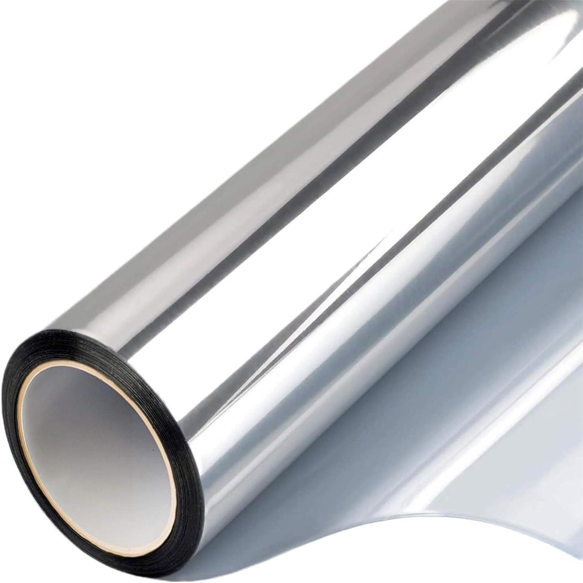Raamfolie Privacy Spiegelfolie Zilver 60 x 200 cm