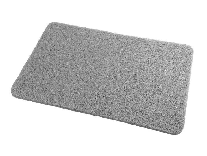 Wellness Fußmatte: Füße waschen – ohne Bücken, Grau, Maße:ca. 40x60 cm