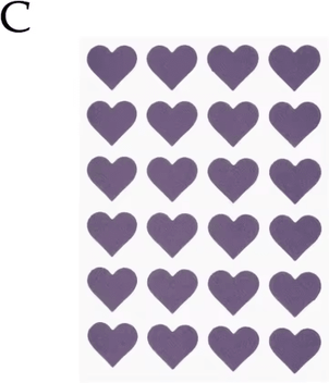 Inspire Picks Cute Star & Heart Acne Patches Invisible Hydrocolloid Pimple Stickers (2036 Count) c