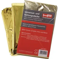 Rettungsdecke DIN 13164 L2100xB1600xH0,2ca.mm Faltmaß ca.144x80x20mm - 10019