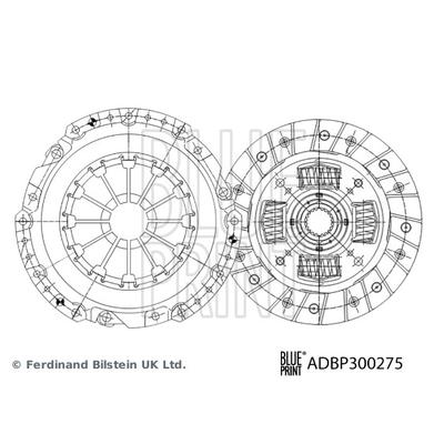 BLUE PRINT Kupplungssatz adbp300275 für Suzuki