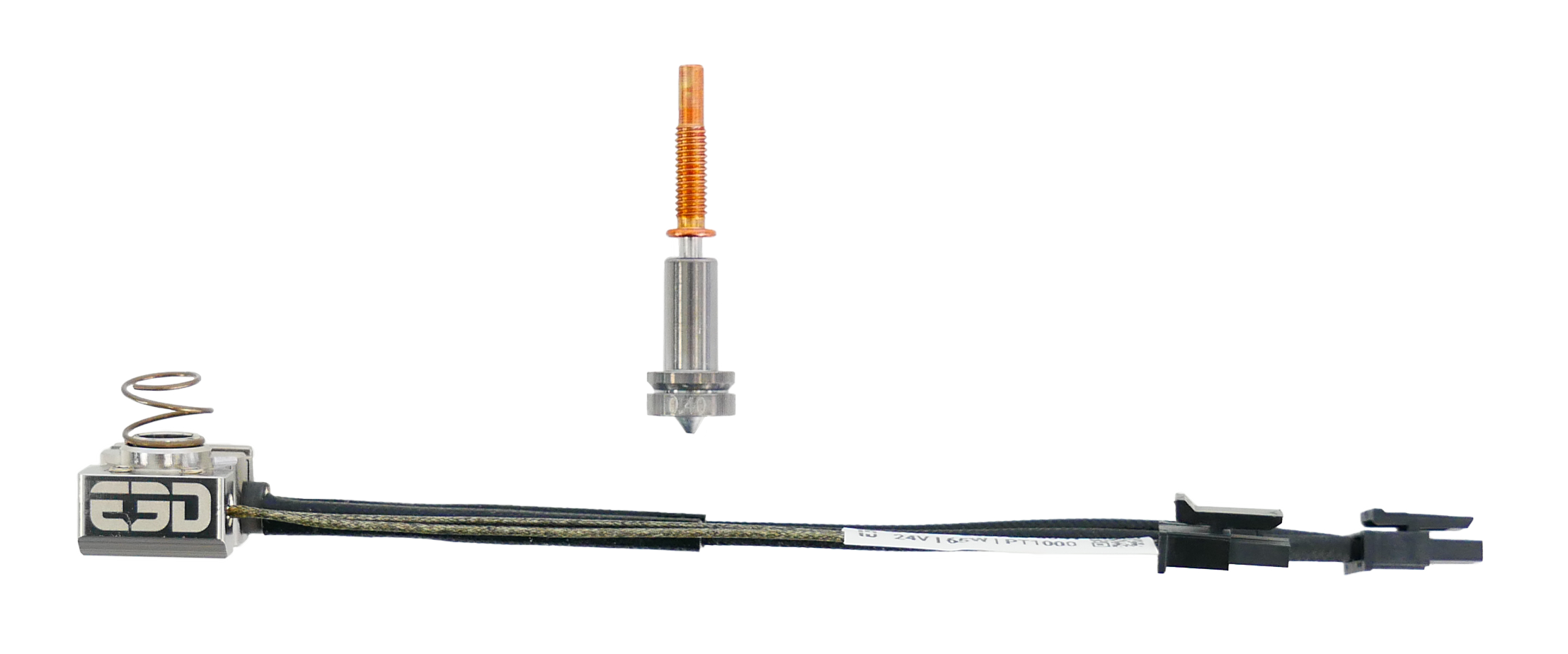 E3D Revo Ultra High Temp Hotside - PT1000 - Single Nozzle Kit REVO-HOT-PT1K-UHT-AS-HTA